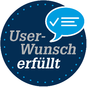 User Wunsch erfüllt